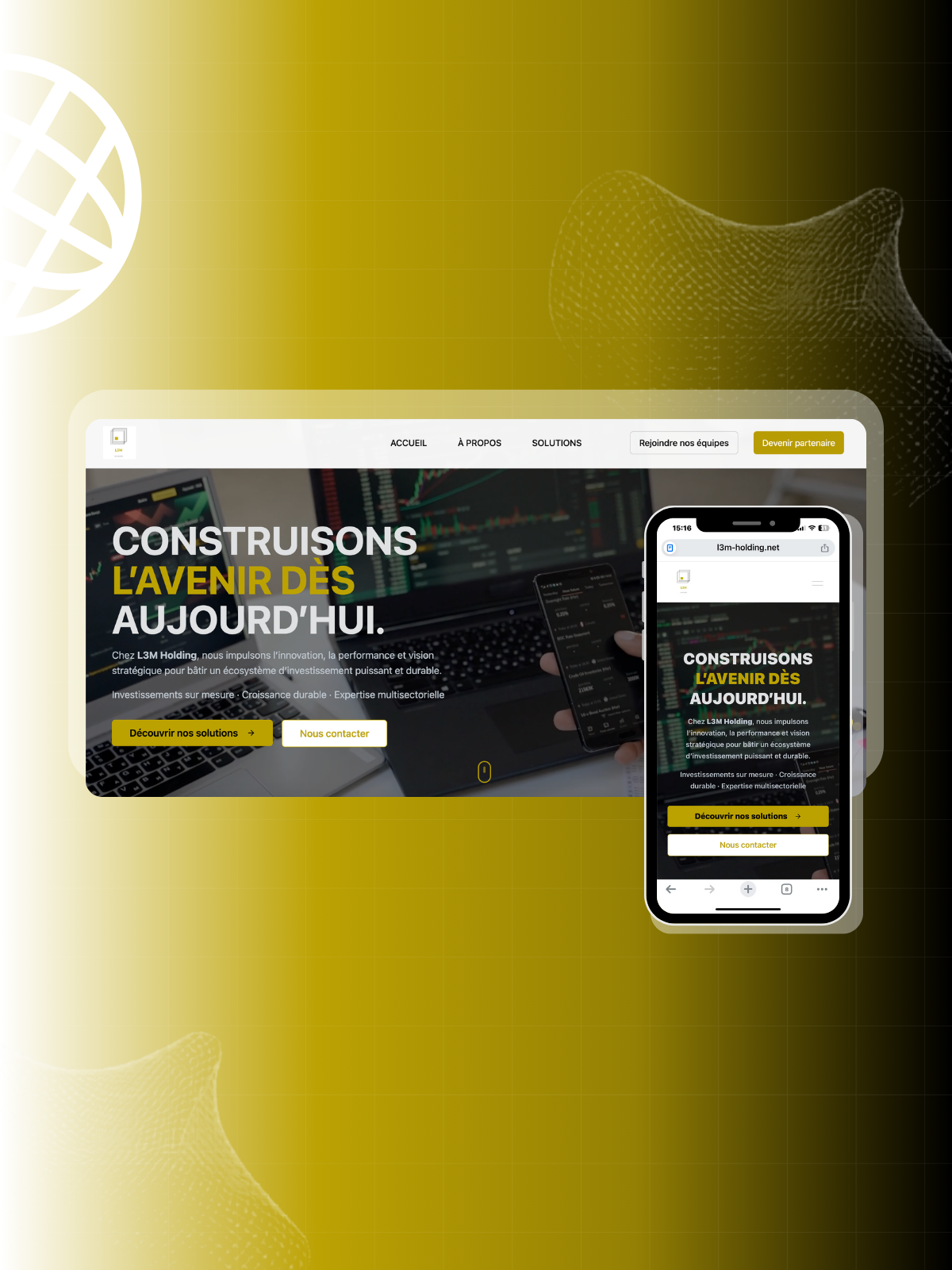 L3M Holding — communication digitale B2B